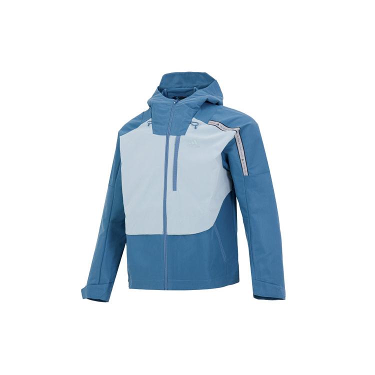 adidas Jackets Men's Blue Hooded Moderate Other HM5166