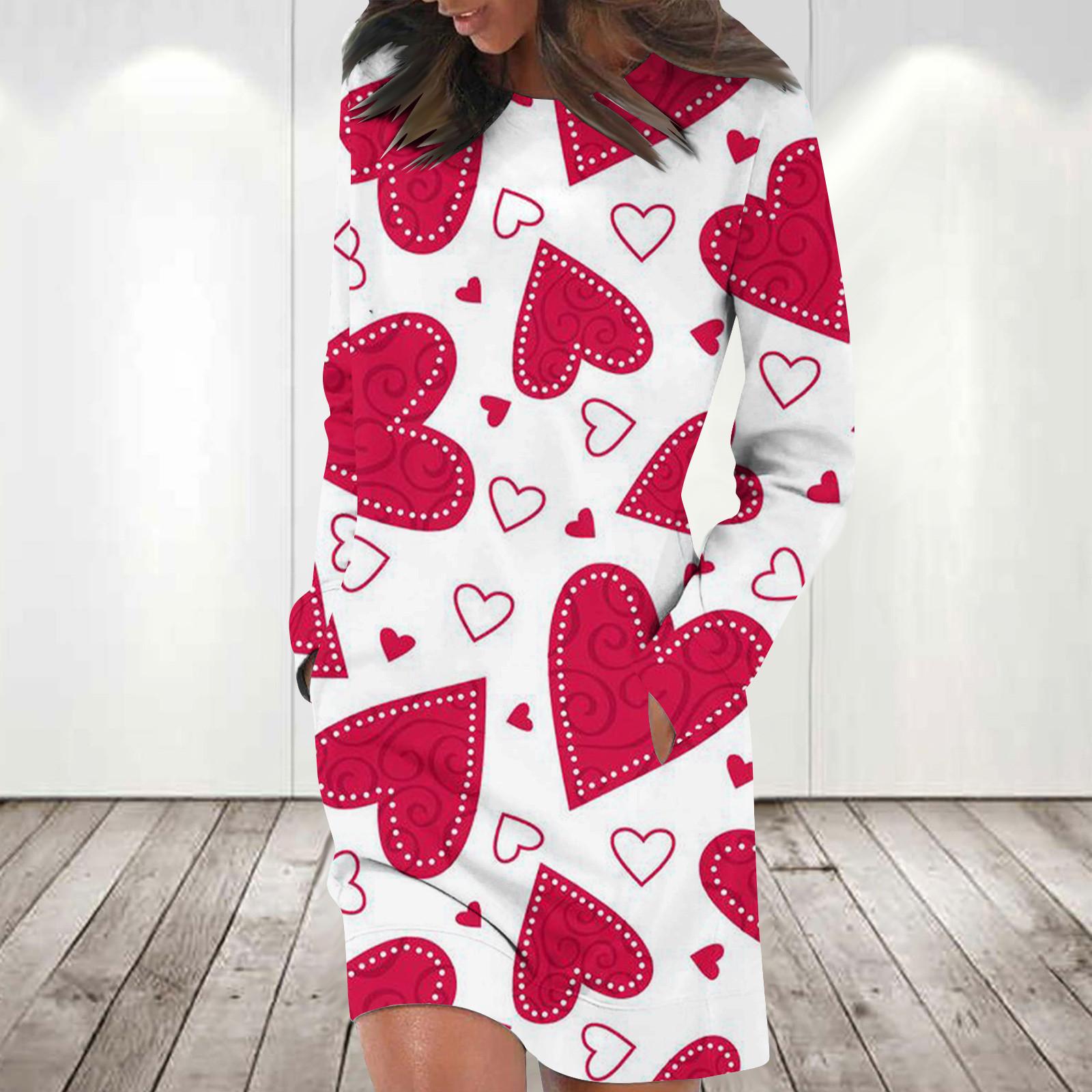 

Платье с длинным рукавом для женщин, повседневный пуловер с принтом, платье-свитер, осень XL