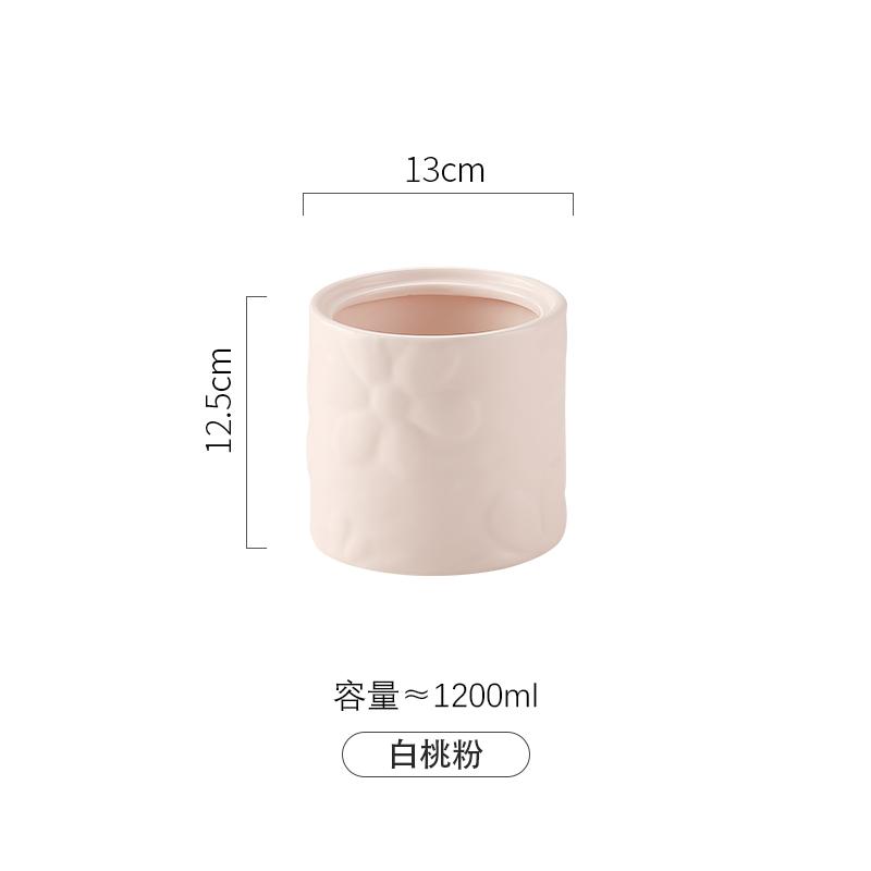 

Керамическая банка для хранения 1200 мл с деревянной крышкой, герметичная банка для цельного зерна, кухонная утварь, ведро для хранения, ящик для хранения кухонных принадлежностей