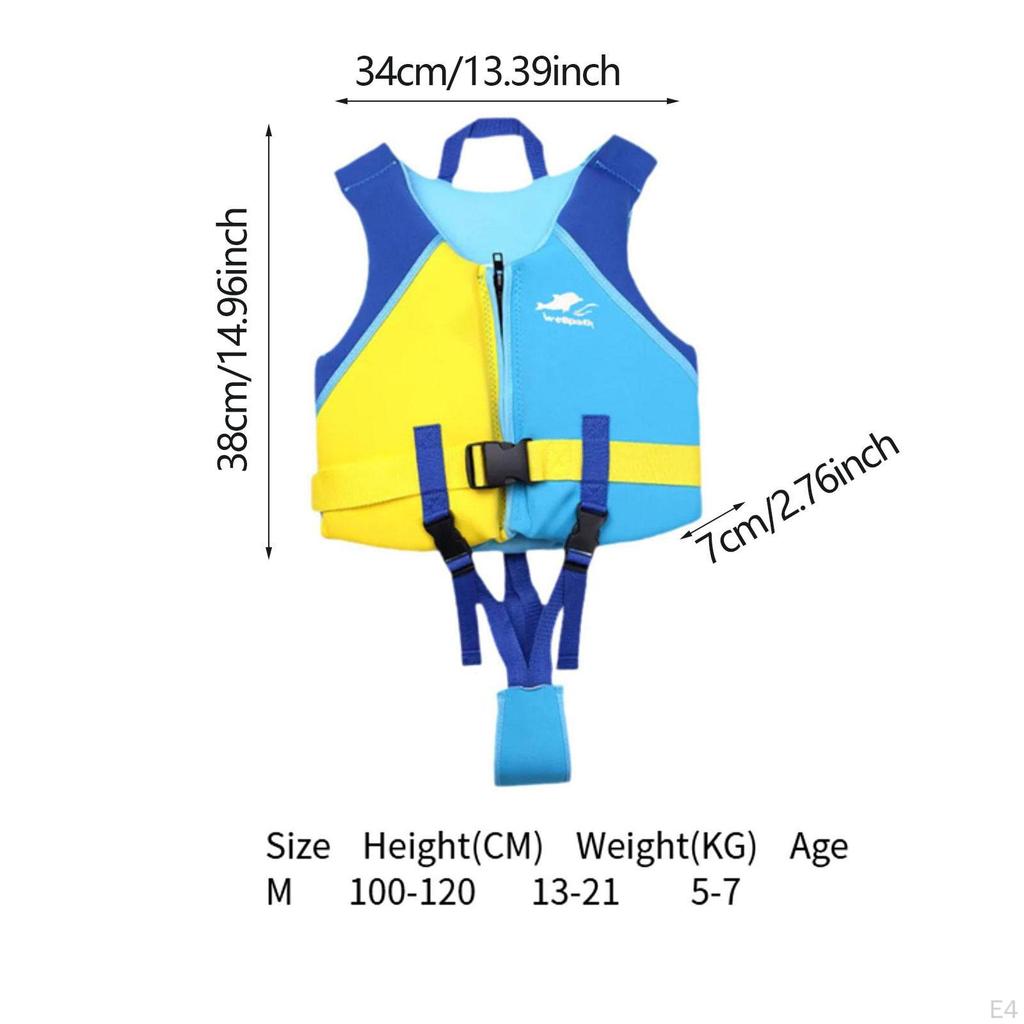 Kids Swim Vest Learn to Buoyancy Jacket for Pool Swimming Watersports