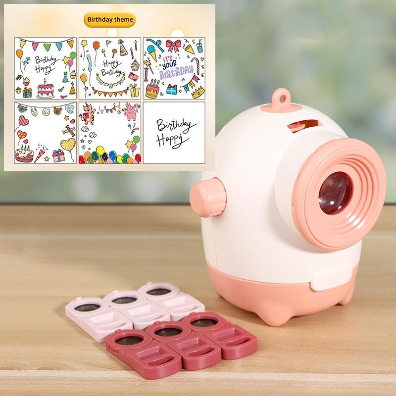 Cartoon Projector Lamp With Soft Light And Multiple Projection Films For Birthday Party And Bedroom Decoration Creative Gifts