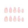 New Simple French Nail Art Tablets Almond Nail Art Nails Summer Flower Nail Tablets