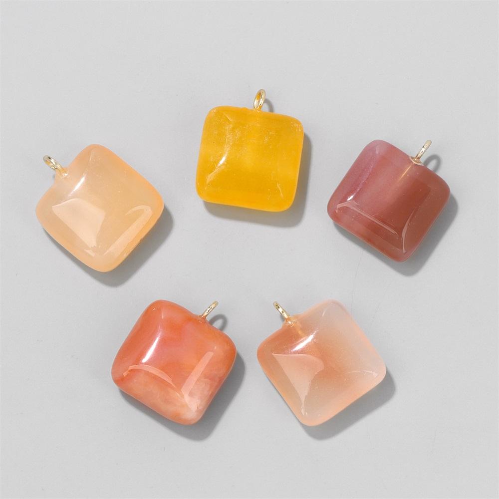 1pc Natural Stone Salt Source Agates Pendant Little Drip Handmade DIY Bracelet Necklace Jewelry Material Accessories