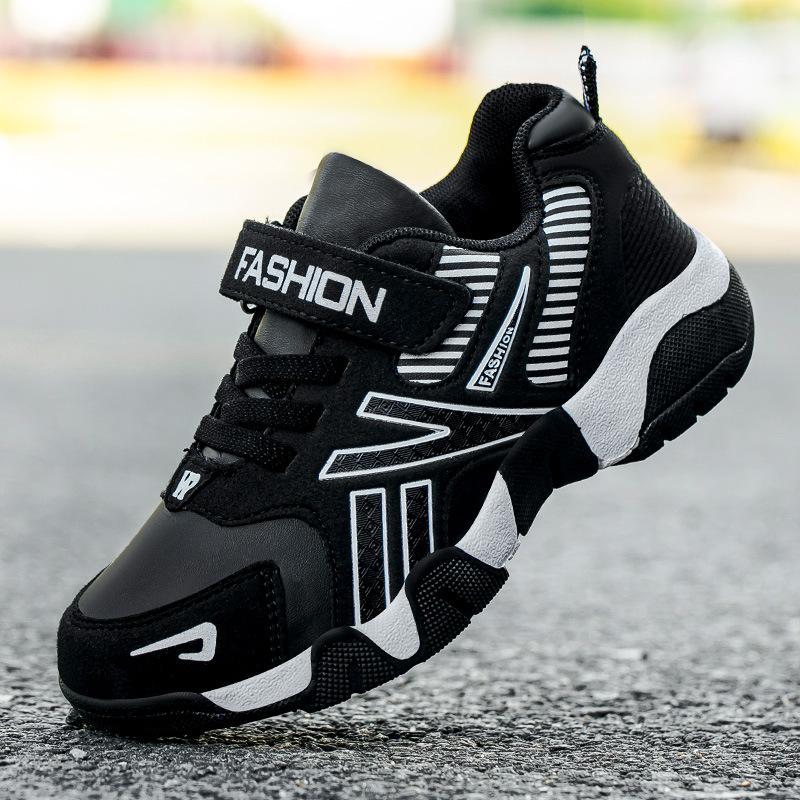 2025 middle school children's sports shoes foreign trade campus little white shoes boys' shoes children's running shoes elementary school students