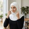 Breathable Integrated Base Headscarf Multifunctional Neck Cover Hat Soft Elastic Hooded Scarf  Gift