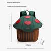 Cute Mushroom Pattern Kid Backpack Waterproof Durable Toddler Daypack for Kindergarten Boys Girls School Travel