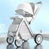 Reversible Baby Stroller: Sit & Lie, Foldable, Lightweight, High Landscape, 0-3 Years, Baby Carriage.