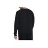 Under Armour Solid Color Cotton Knit Crew Neck Training Sweatshirt Men Sweatshirt Black 1379685-001