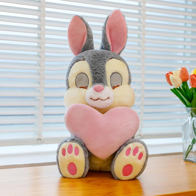 Popular Heart-hugging Stitch Winnie the Pooh Plush Toy Cute Mary Cat Rabbit Doll Hug Pillow