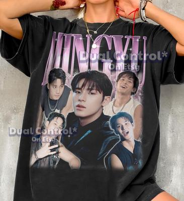 Mingyu Bootleg Shirt, K-Pop Boy Group Star Graphic Tee, Korean Singer Aesthetic Fan Apparel #ARI