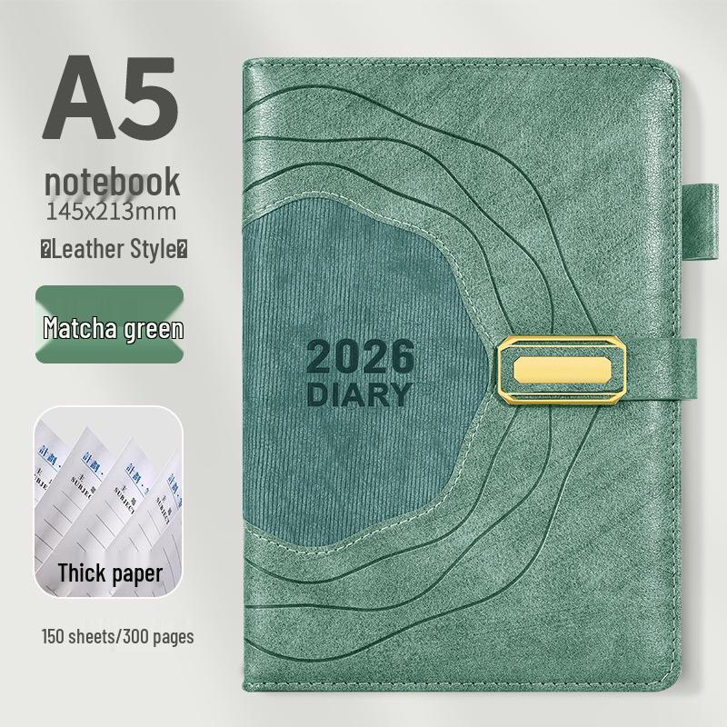 2026 Premium Engraved Notebook – Ideal for Students & Colleagues, Perfect as a Work Diary or Gift