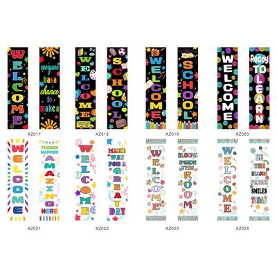 Banner de Volta às Aulas Banner de Boas-Vindas Festa na Sala de Aula para Jardim de Infância Pré-escola Ensino Fundamental Ensino Médio Decorações de Sala de Aula