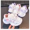 Cute Sneakers for girls2026New Spring/Summer Mesh Pearl Chinese Style Bowknot Dad Shoes Running Shoes