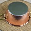 Vintage Copper Pot,Thickened Hot Pot Cooking Utensil Simmering and Pasta Stewing,Handcrafted Hammer Texture 26 Cm Handheld Pot