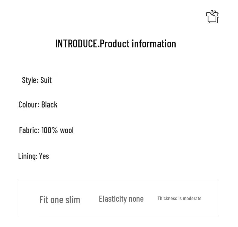 Trueman Professional Mid-Length Wool Blend Overcoat