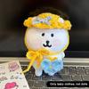 For 13cm Joke Bear Doll Clothes Fashion Clothes Hat Doll Clothes Color Match Triangular Scarf Dolls Accessories Cute Decoration Little Clothes