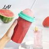 Food Grade Slushy Maker Homemade Slushie Cup Freezer Squeeze Cup for Ice Drinks BPA-free Silicone Smoothie Juice Soda Reusable Summer Cold