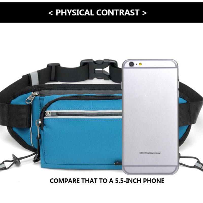 Outdoor Sport Bauchtasche Multifunktionale Offroad-Lauftasche Unisex Freizeitgürtel Hüfttasche Handy Bauchtasche Nachtlauf Ausrüstung Zubehör