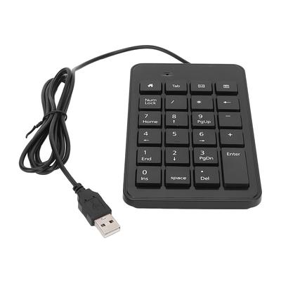 Ziffernblock 23 Tasten in voller Größe Komfortable Tastenanschläge 5 Millionen Anschläge Geräuscharm USB2.0 Kabelgebunden