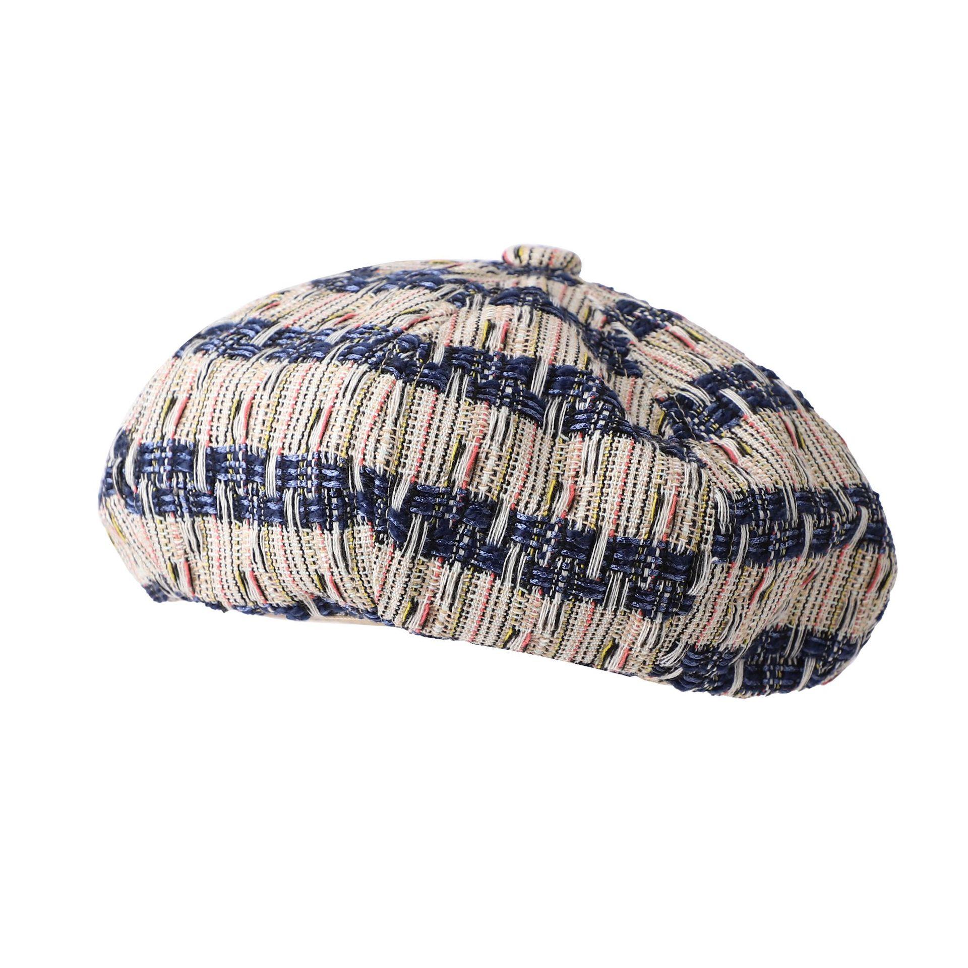 

Beret Women Denim Trendy Painter Hat Spring Autumn Thin Beanie Fashion Street Newsboy Cap 56-58cm бежевий