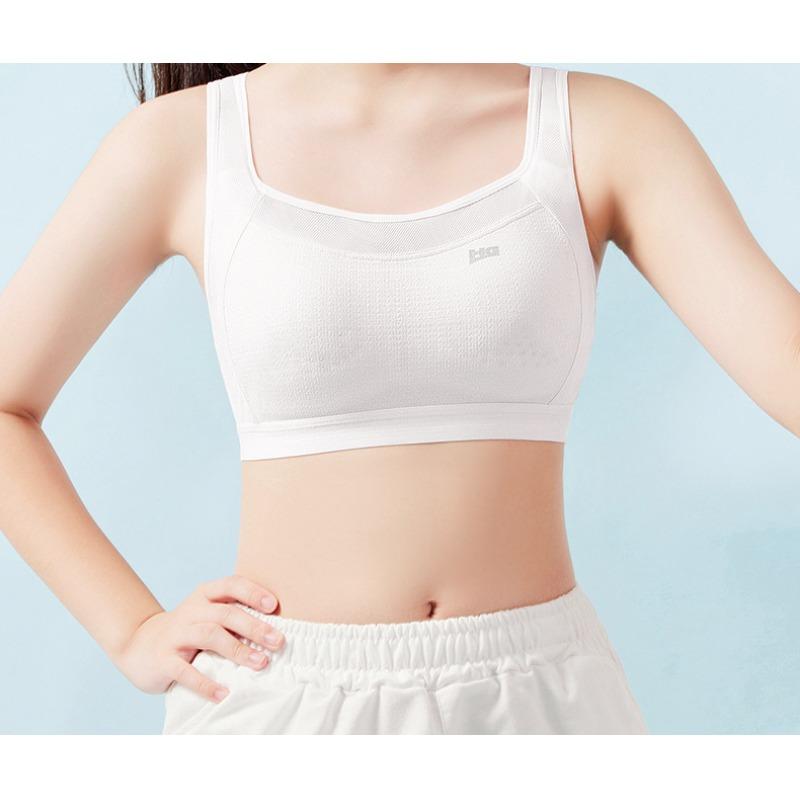 Breathable Mesh Vest Bra For Teenage Girls Sports Development Underwear