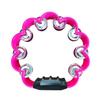 Jingle Tambourine 1Pcs Petal Shaped Percussion Handheld Instrument For Adults School Music Class Family Party
