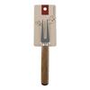 Stainless Steel Cheese and Butter Knife Set with Acacia Wood Handles - Includes Western Dinner Knives and Forks