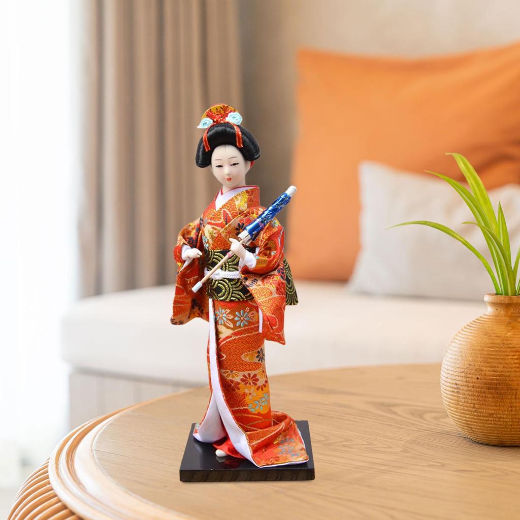 Authentic Japanese Geisha Dolls: Exquisite Asian Figurines for Home Decor