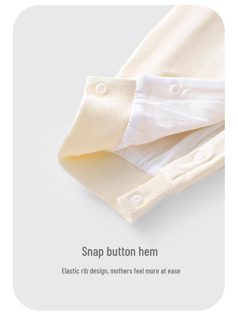 Youqi Baby Big Butt Open-Crotch Pants for Boys & Girls - Stylish Spring/Autumn Wear