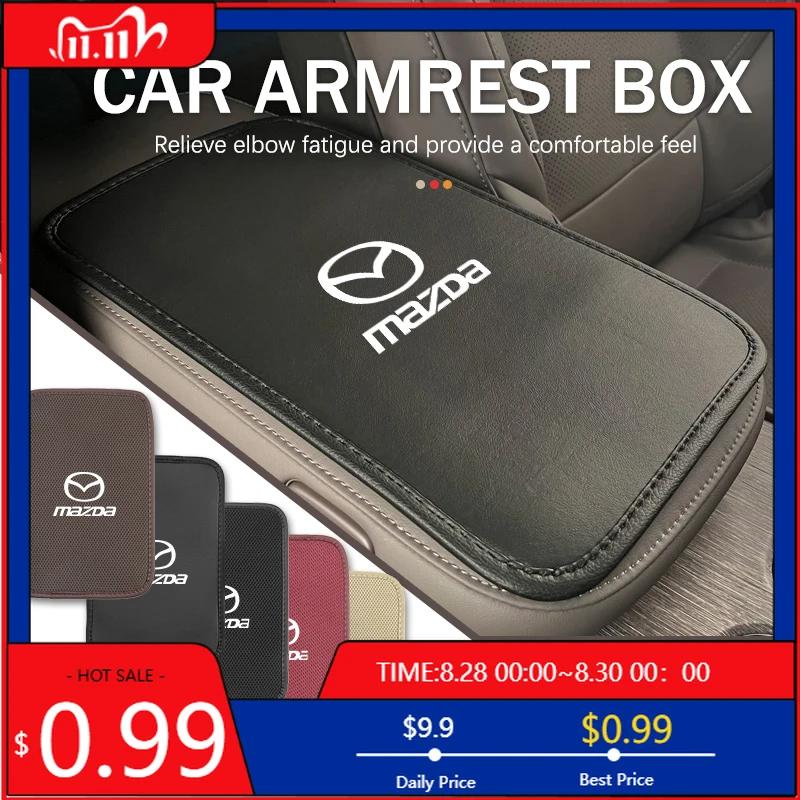 2025 Hot Car Center Console Covers Soft Armrest Mat Styling Accessories For Mazda 6 3 CX5 5 2 323 CX7 Demio Atenza Axela MX30 CX