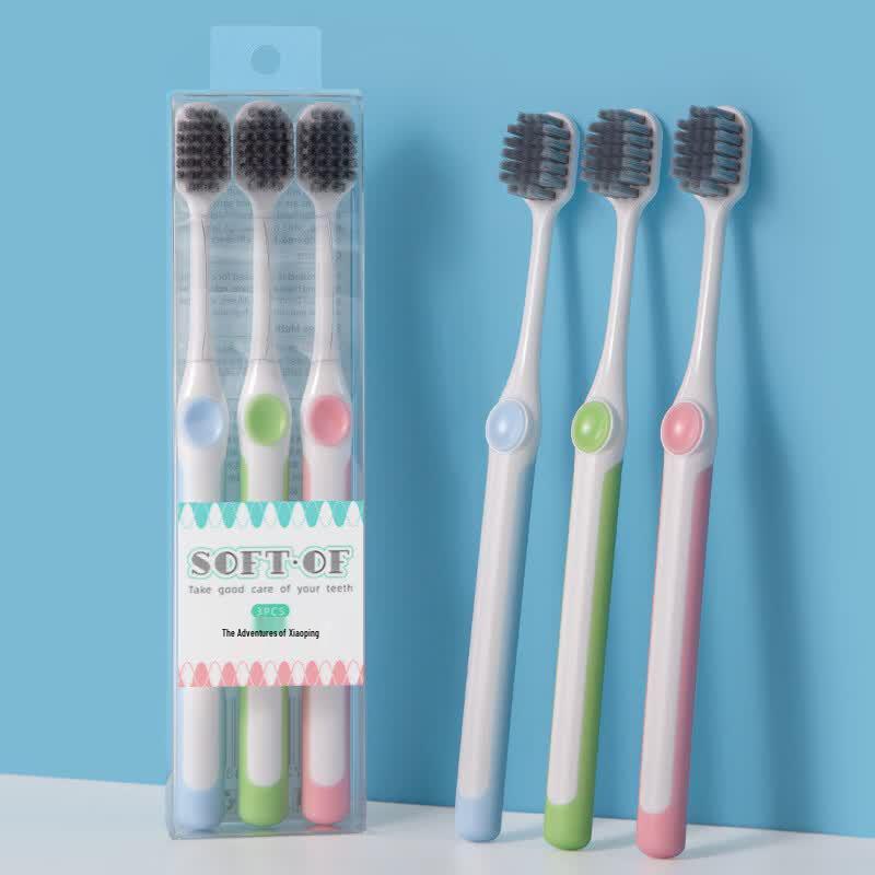 Little Cow Adventure Silver Ion Antibacterial Soft Bristle Toothbrush Set