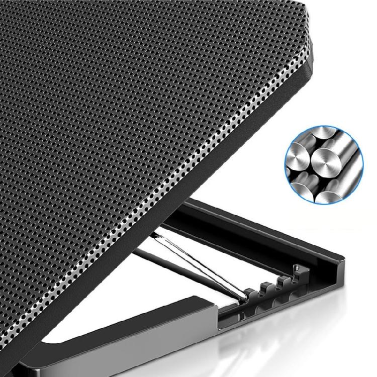 Foldable Adjustable Laptop Cooling Pad with 2 Quiet Fan For Notebook With Adjustable Heights And USB Connection