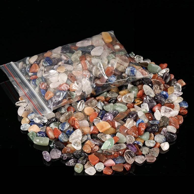 7 Chakra Crystal Mix - Healing Gemstone Collection for Meditation, Altar Offerings, Mandala Making, & Aquarium Decor