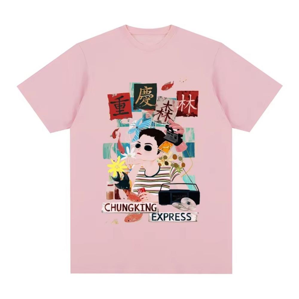 Chungking Express Wong Kar-wai Vintage T-shirt Movie Classic Chinese  Men New TEE TSHIRT Womens Tops