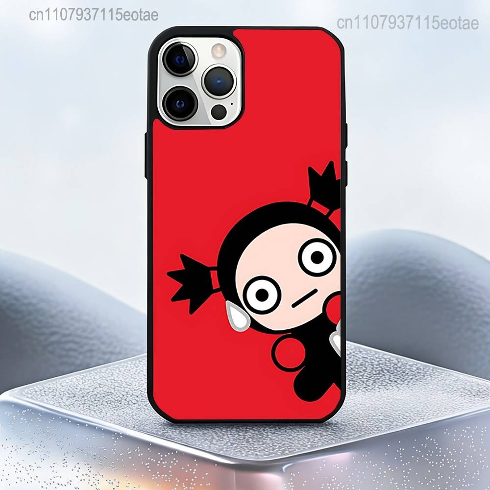P-Pucca-as Cartoon G-Garu-us Magnetic Case: Compatible with IPhone 17,16,15,14,13,12,11,Pro,Max,Plus,Mini,SE4,E