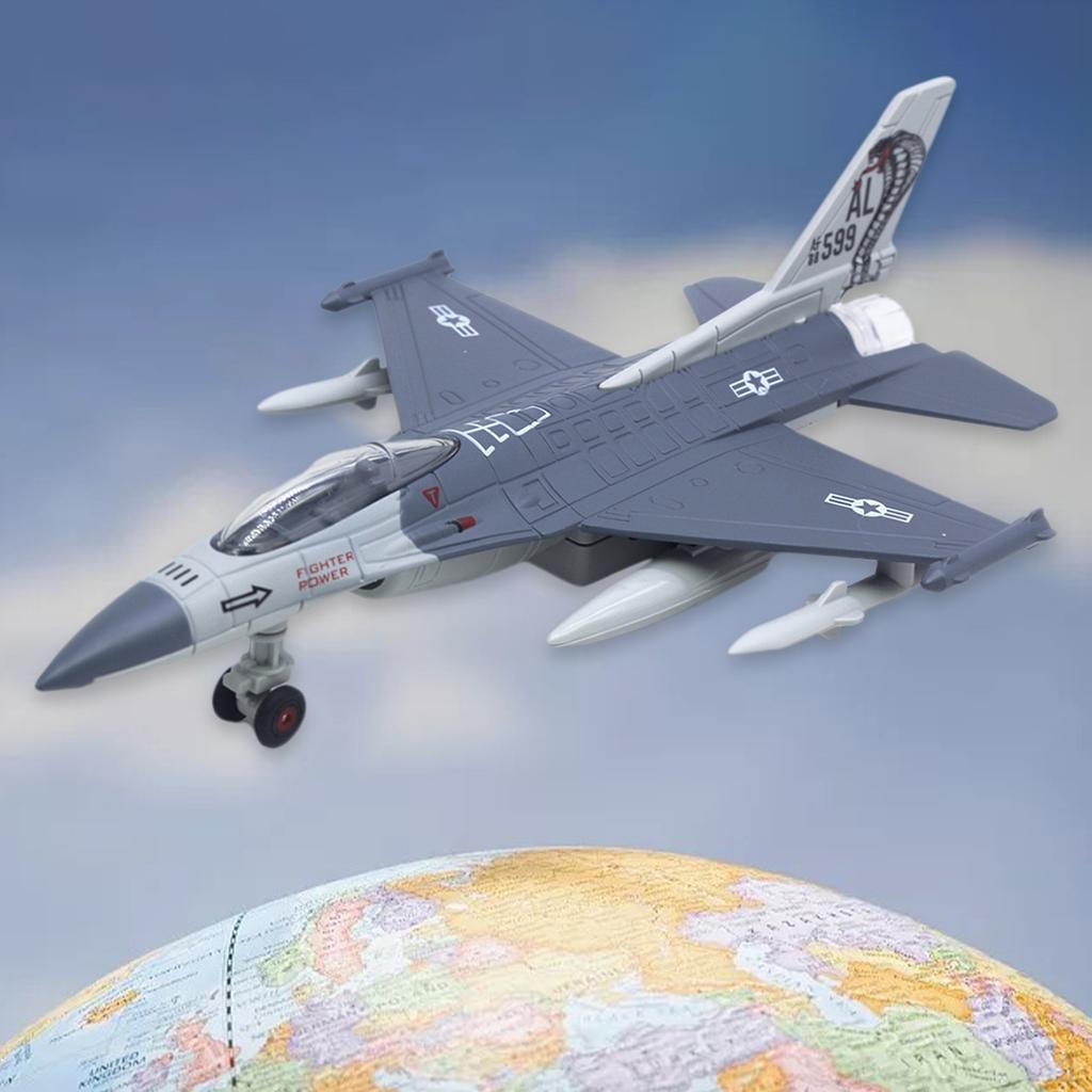 

Jet Fighter Con Suono & luce Per Bambini E Adulti Giocattoli Del Modello Di Hobby Style1 Gray