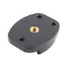 Universal 1/4in Screw Aluminium Alloy Camera Quick Release Plate Tripod Mount Bracket Camera Accessories