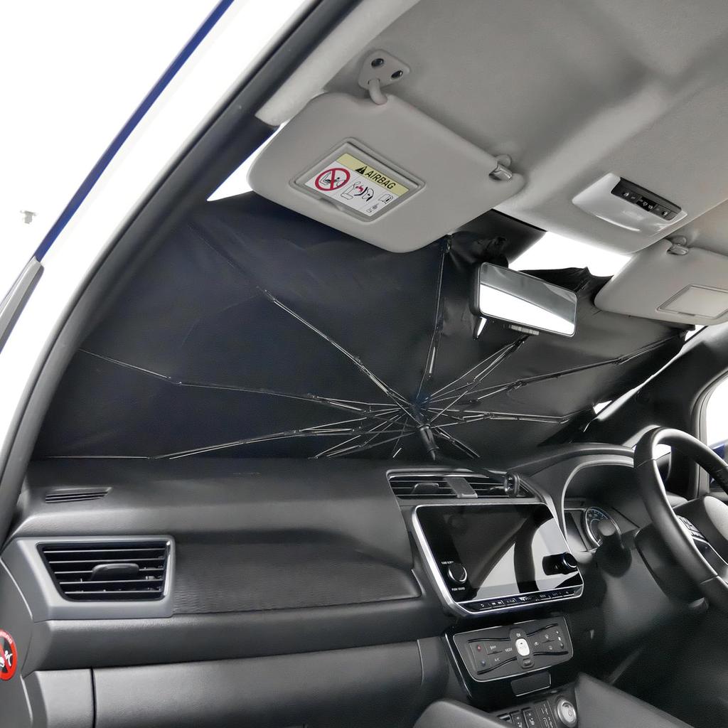 BONFORM Easy Shade II 1300 x Guarda-Sol em Forma de Guarda-Chuva, Pequeno, Tamanho 650mm, Cor Prata, 7608-02SI