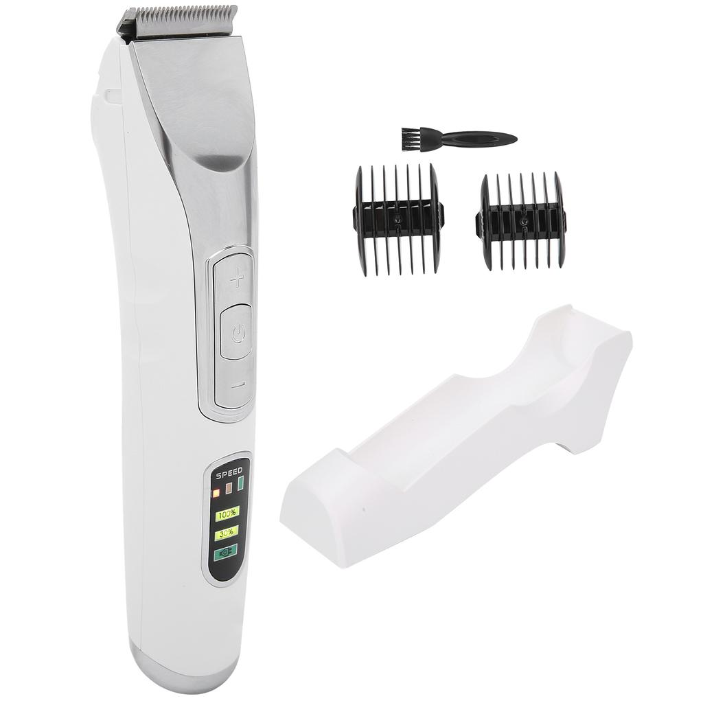 Men Electric Hair Clipper 2 Guide Combs Hair Trimming Cutting Tool