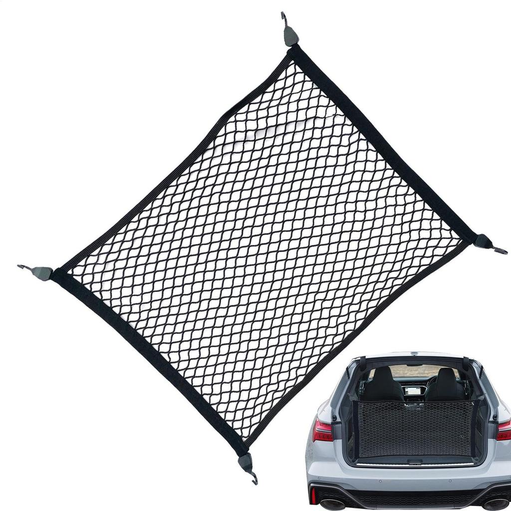 Car Trunk Protection Net, Trunk Mesh Net Organizer, Abrasion Resistant Automotive Organization, 60x70cm, Easy