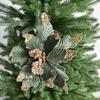 Simulation Christmas Flower 35cm Flannel Sequins Christmas Flower Christmas Tree Ornament Home Christmas Ornament