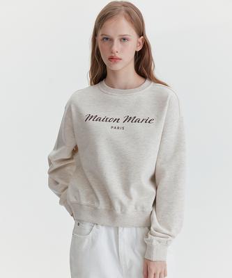 MARIE CLAIRE Maison Froupie Crop Sweatshirt (Magamt02Mot)