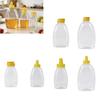 Clear Sauce Jar With Not Spill Lid Plastic Convenient Transparent Condiment Bottle for Everyday Cooking Needs