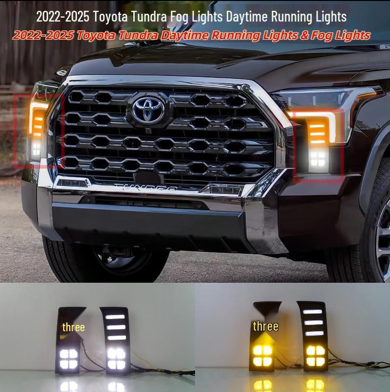 2022-2025 Toyota Tundra Fog & Daytime Running Light Eyebrow