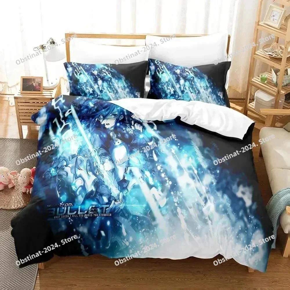 Anime Asada Shino Sword Art Online Bedding Set Duvet Cover Bed Set Quilt Cover Pillowcase Comforter King Queen Size Boys Adult