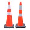 Reflective PVC "No Parking" Traffic Cone - Safety Roadblock & Ice Cream Bucket/Cup Design