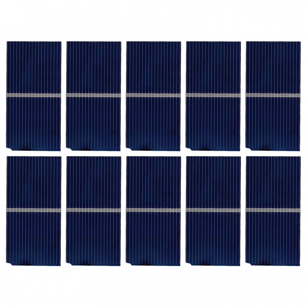 100pcs For Solar Cells 0 5V Polycrystalline for For Solar Toys 52mm x 26mm