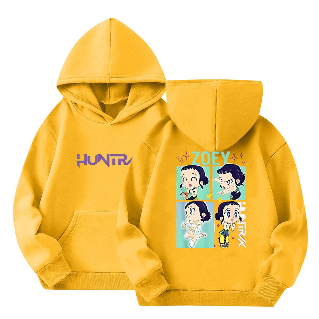 Dětská mikina s kapucí Chlapecká a dívčí módní potištěná mikina s dlouhým rukávem