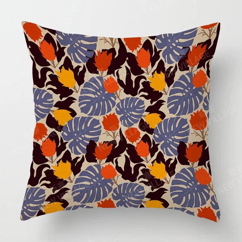 Heimdeko Bunte Blumenmuster Kissenbezüge Für Zuhause Muster Kissenbezug Geeignet Für Sofa Schlafzimmer Auto Kissenbezug