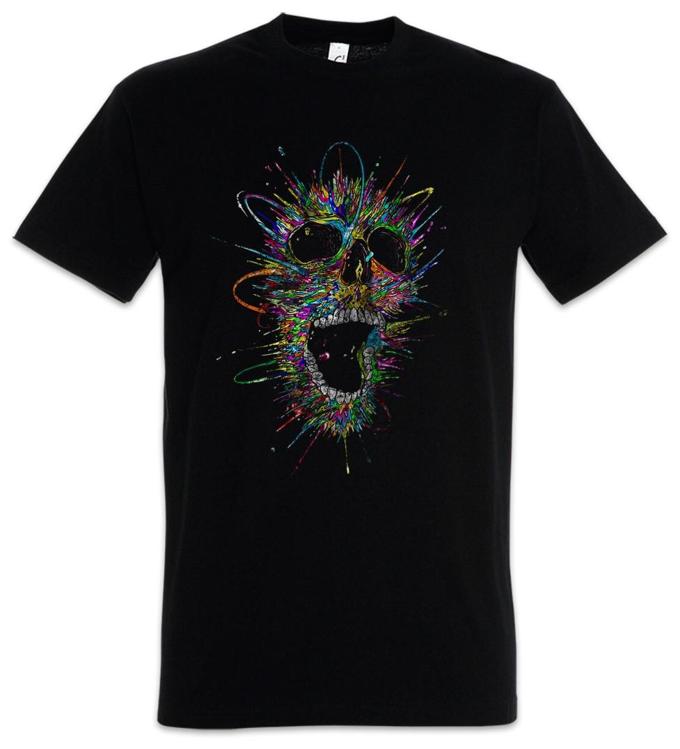 Screaming Skull II Men s T-Shirt Mens Womens Tees Top Screaming Skull Dead Skull 4XL